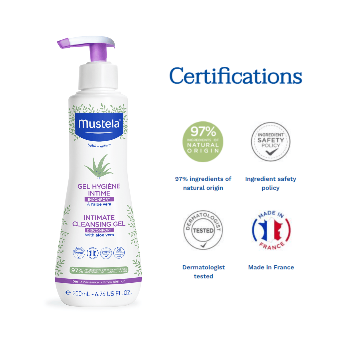 Mustela Intimate Cleansing Gel 200 ml