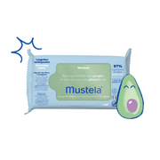 Mustela Home Compostable Fragrance-Free Wipes 60 Count