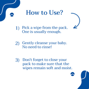Mustela Home Compostable Fragrance-Free Wipes 60 Count