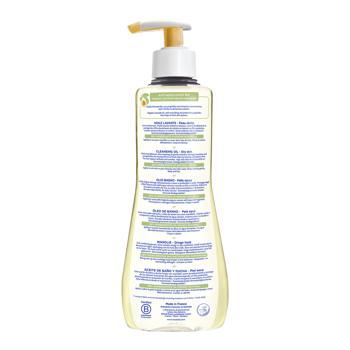 Mustela Cleansing Oil 500 ml