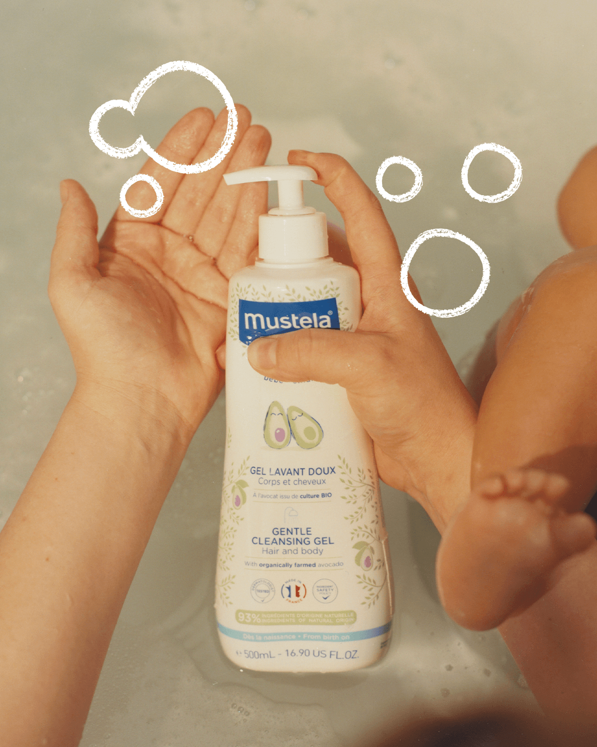 Mustela Gentle Cleansing Gel 500 ml