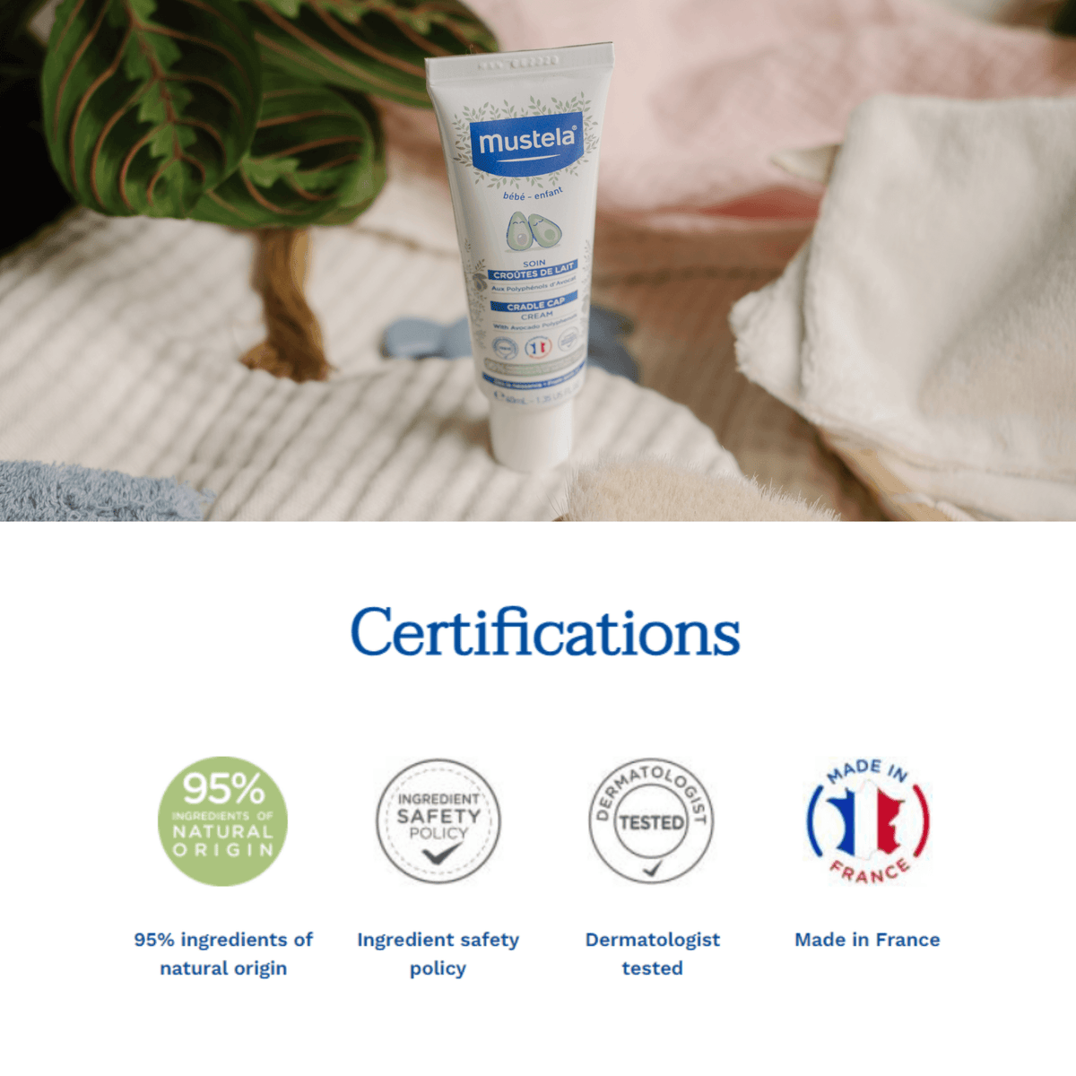 Mustela Cradle Cap Cream 40 ml