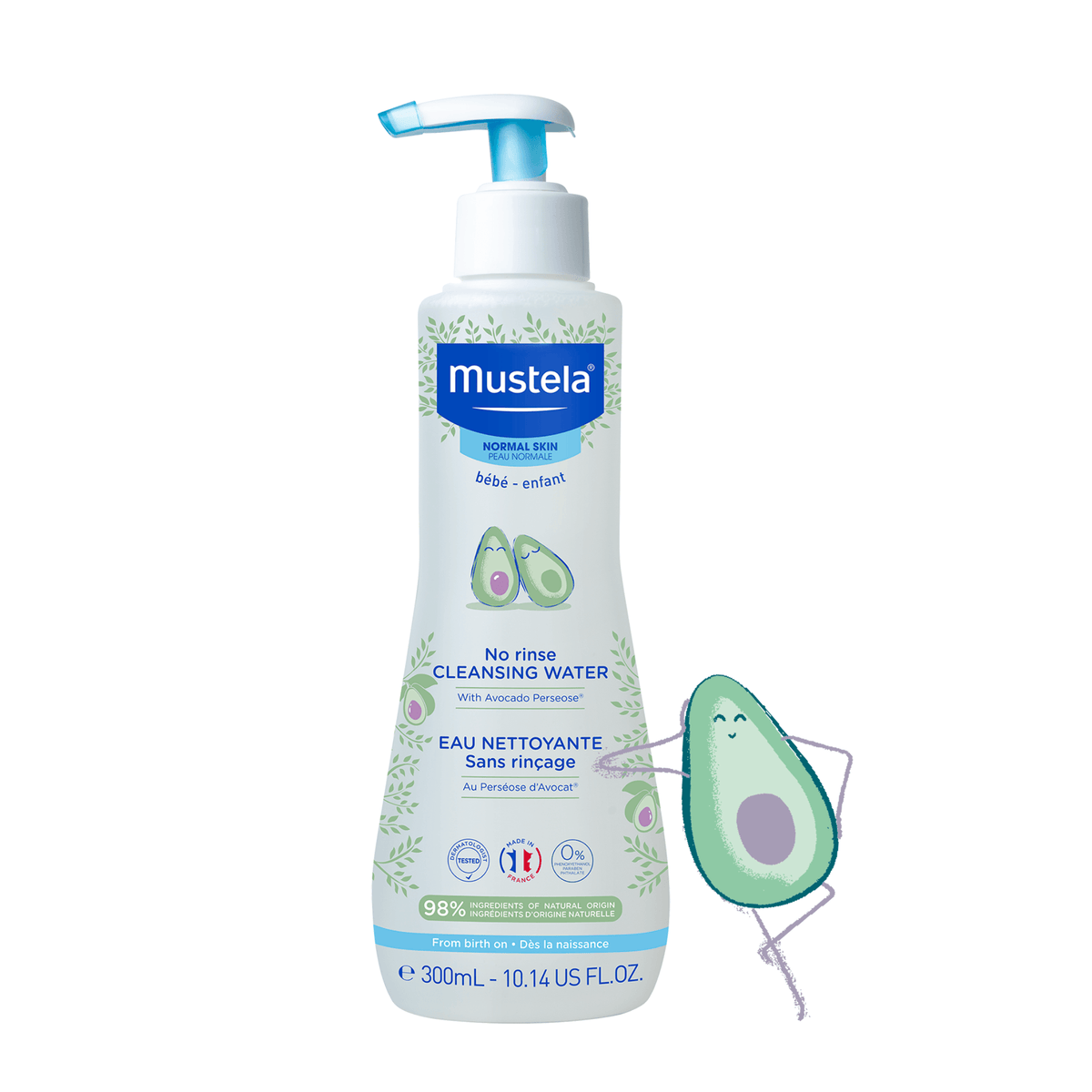 Mustela No-Rinse Cleansing Water 300 ml