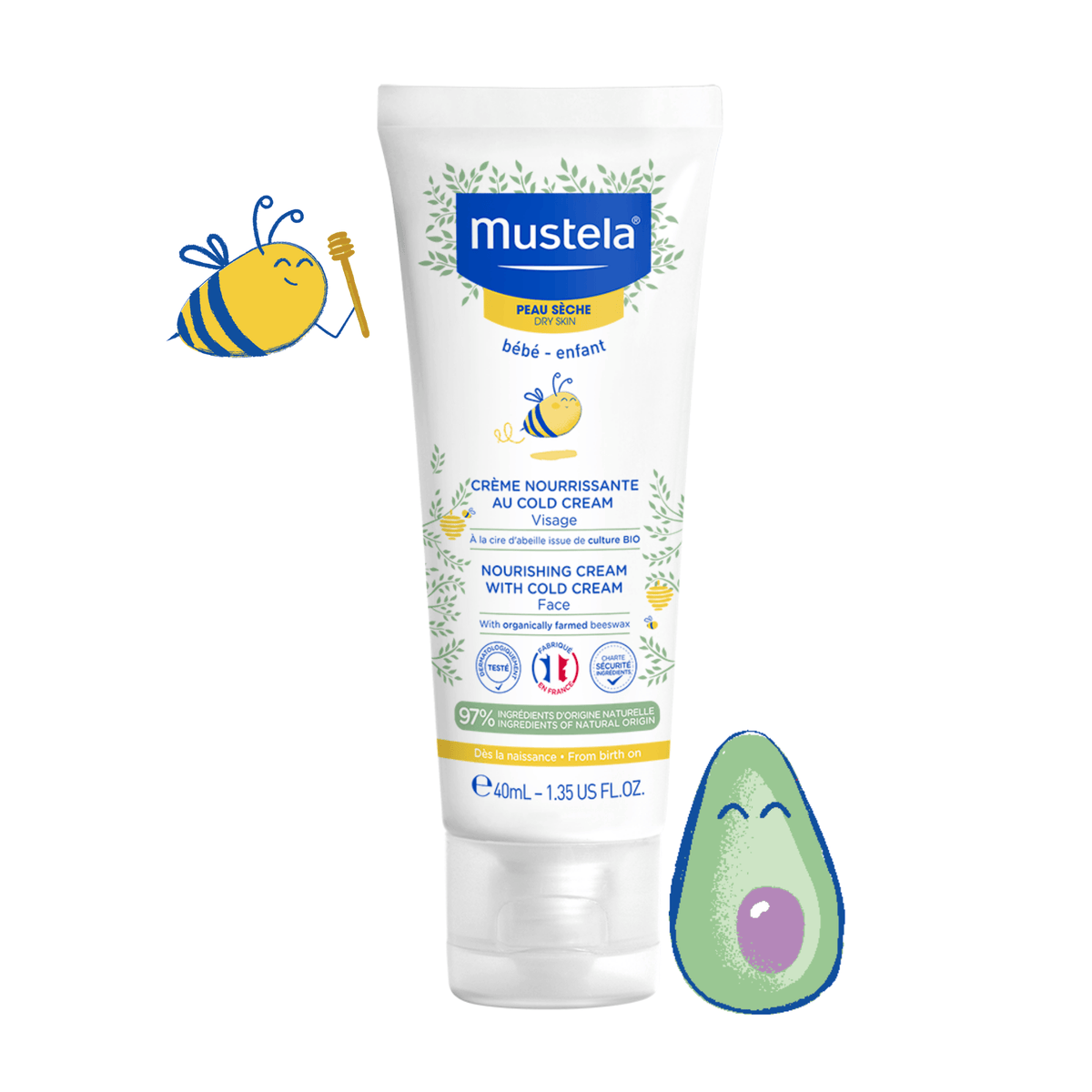 Mustela Nourishing Stick with Cold Cream 9.2 ml