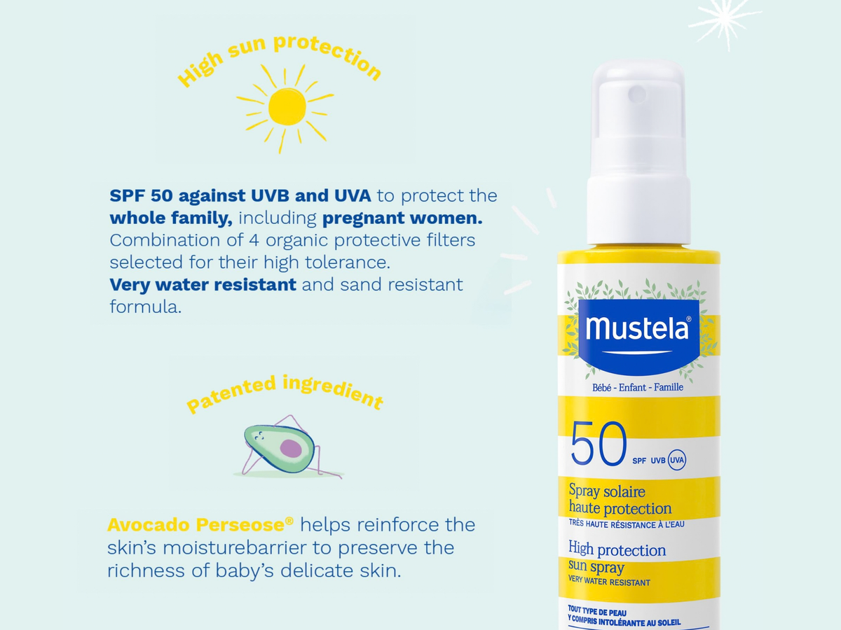 Mustela High Protection Sun Spray SPF 50 200 ml