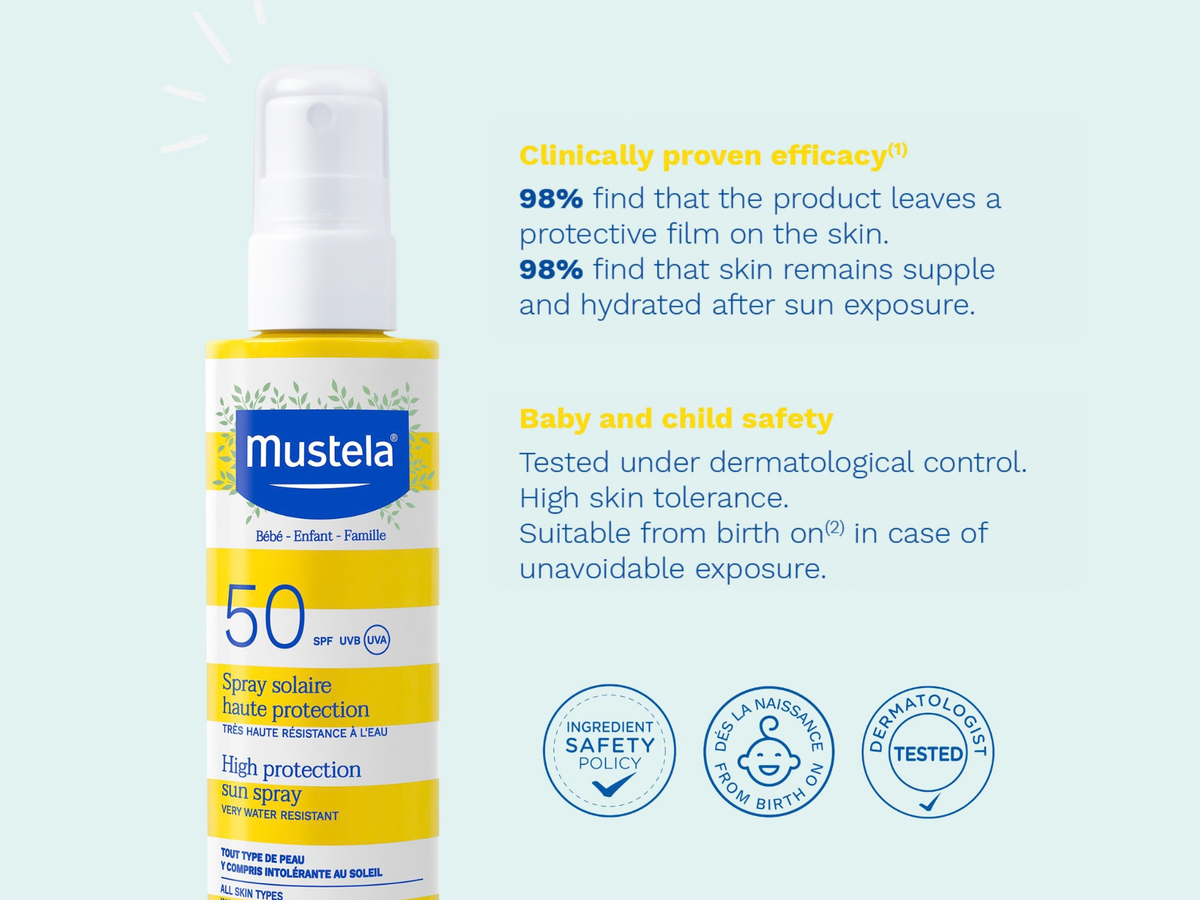 Mustela High Protection Sun Spray SPF 50 200 ml