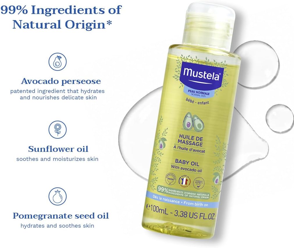 Mustela Baby Massage Oil 100 ml