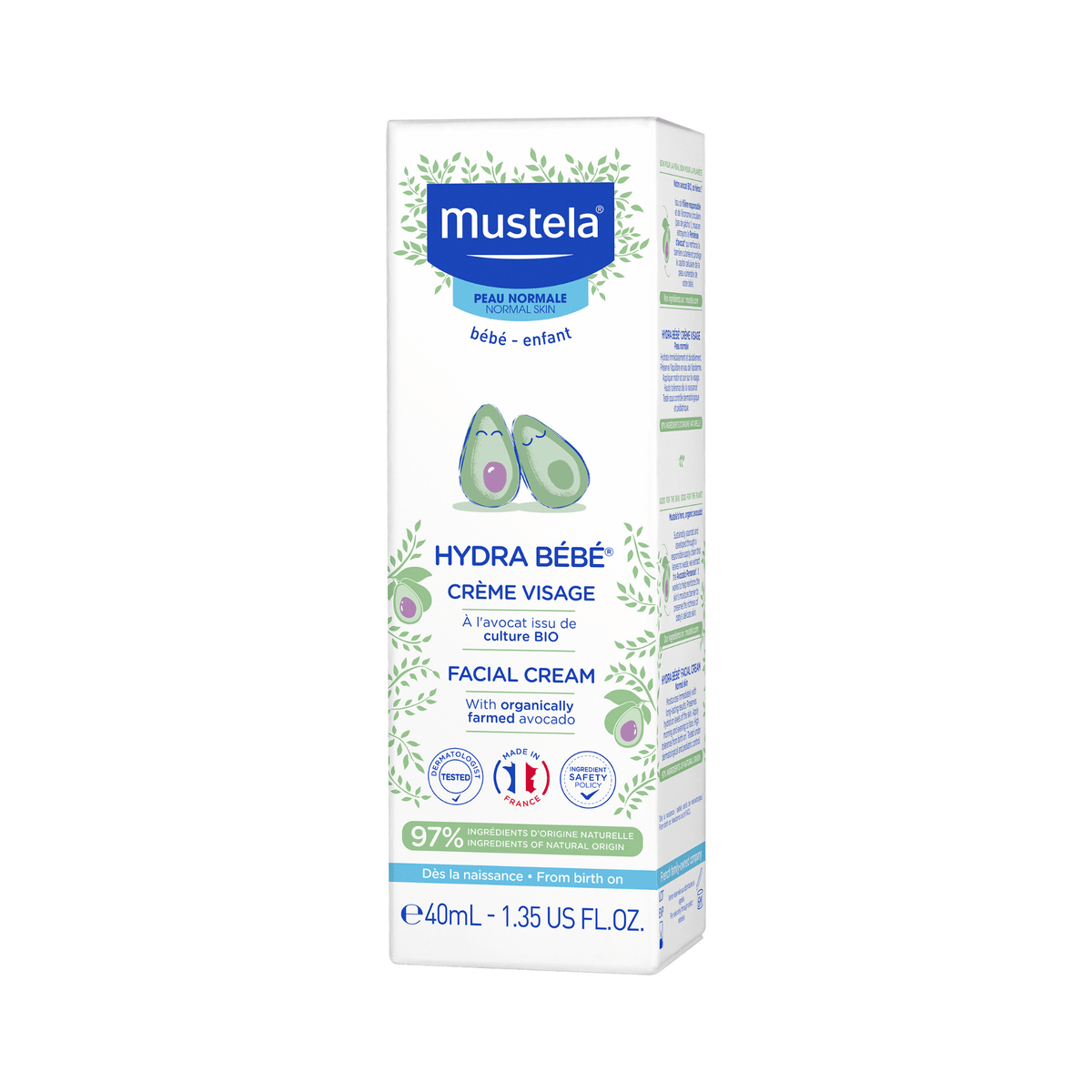 Mustela Hydra Bébé Facial Cream 40 ml